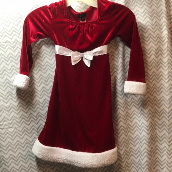 red velvet dress costume